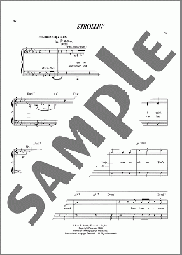 Strollin'(Horace Silver) 楽譜 ピアノ（ソロ） ダウンロード