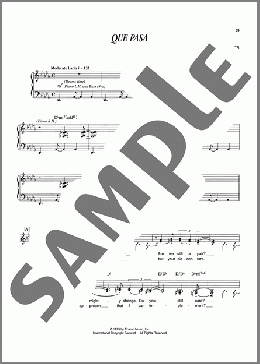 Que Pasa(Horace Silver) 楽譜 ピアノ（ソロ） ダウンロード
