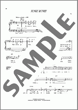 Funky Bunky(Horace Silver) 楽譜 ピアノ（ソロ） ダウンロード