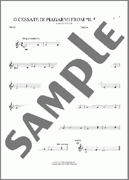 O Cessate Di Piagarmi From ”Il Pompeo” (from Chevalier)(Alessandro Scarlatti/Nicolo Minato) 楽譜 バイオリン ダウンロード