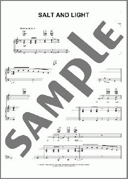 Salt And Light(Amy Grant/Amy DeLaine) 楽譜 ピアノ & ボーカル & ギター ダウンロード