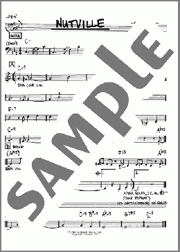 Nutville(Horace Silver) 楽譜 その他 ダウンロード
