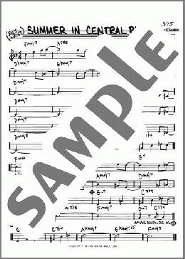 Summer In Central Park(Horace Silver) 楽譜 その他 ダウンロード