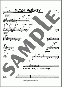 Filthy McNasty(Horace Silver) 楽譜 その他 ダウンロード