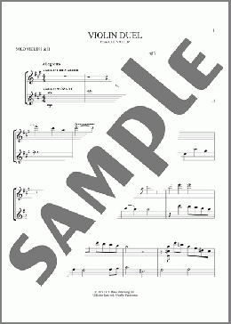 Violin Duel (from Chevalier)(Wolfgang Amadeus Mozart/Michael Abels) 楽譜 その他 ダウンロード