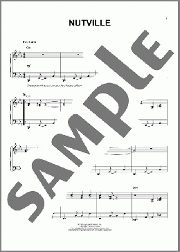 Nutville (arr. Brent Edstrom)(Horace Silver) 楽譜 ピアノ（ソロ） ダウンロード