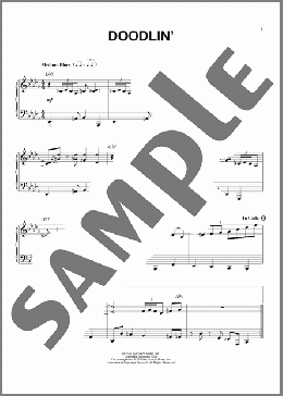 Doodlin'(Horace Silver) 楽譜 ピアノ（ソロ） ダウンロード