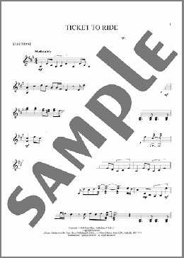 Ticket To Ride(The Beatles) 楽譜 その他 ダウンロード