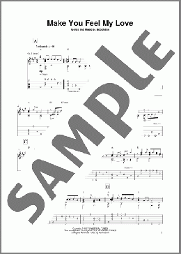 Make You Feel My Love(Bob Dylan/Adele) 楽譜 ギター（その他） ダウンロード