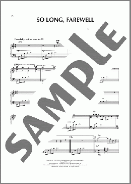 So Long, Farewell [Jazz version] (from The Sound Of Music)(Richard Rodgers/Oscar Hammerstein II) 楽譜 ピアノ（ソロ） ダウンロード