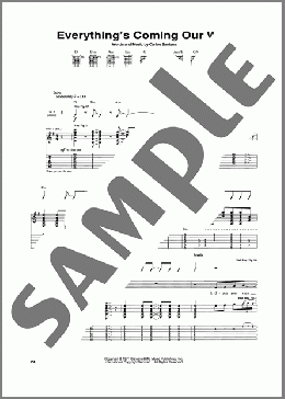 Everything's Coming Our Way(Santana) 楽譜 ギター（ソロ） ダウンロード