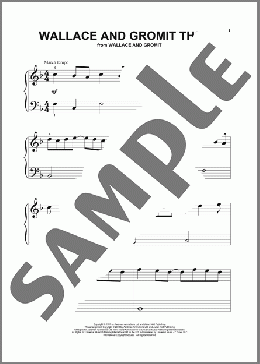 Wallace And Gromit Theme(Julian Nott) 楽譜 その他 ダウンロード
