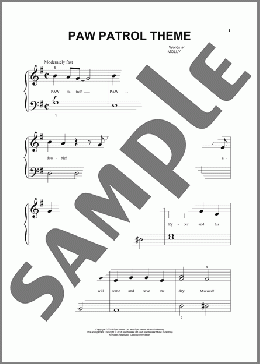 PAW Patrol Theme(Michael ”Smidi” Smith) 楽譜 その他 ダウンロード