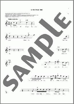 Christmas Time(Bryan Adams) 楽譜 その他 ダウンロード