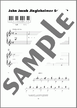 John Jacob Jingleheimer Schmidt(Traditional) 楽譜 ピアノ（ソロ） ダウンロード