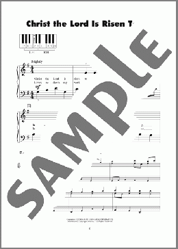 Christ The Lord Is Risen Today (arr. Carol Klose)(Lyra Davidica/Charles Wesley) 楽譜 ピアノ（ソロ） ダウンロード