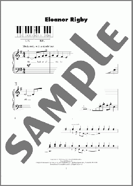 Eleanor Rigby(The Beatles) 楽譜 ピアノ（ソロ） ダウンロード