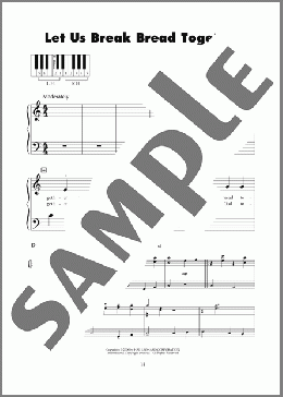 Let Us Break Bread Together (arr. Carol Klose)(Traditional Spiritual) 楽譜 ピアノ（ソロ） ダウンロード