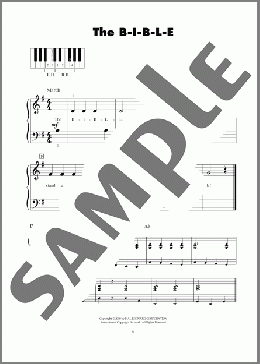 The B-I-B-L-E(Traditional) 楽譜 ピアノ（ソロ） ダウンロード