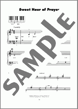 Sweet Hour Of Prayer(William B. Bradbury/William W. Walford) 楽譜 ピアノ（ソロ） ダウンロード
