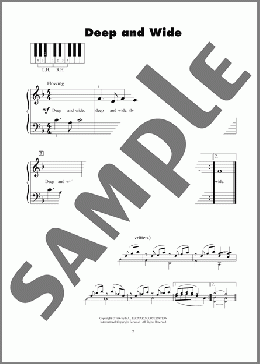 Deep And Wide(Traditional) 楽譜 ピアノ（ソロ） ダウンロード