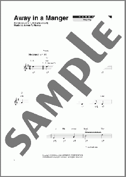 Away In A Manger(James R. Murray/John T. McFarland (v.3)) 楽譜 ハーモニカ ダウンロード