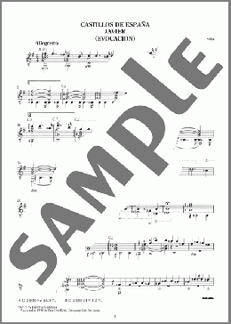 組曲〈スペインの城〉「ハヴィエール(エヴァカシオン)」 ＜Javier (Evocacion)＞(Federico Moreno-Torroba) 楽譜 ギター（ソロ） 上級 ダウンロード