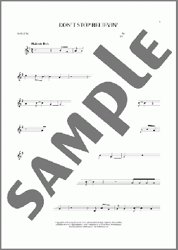 Don't Stop Believin'(Journey) 楽譜 その他 ダウンロード