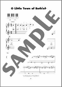 O Little Town Of Bethlehem(Lewis H. Redner/Phillips Brooks) 楽譜 ピアノ（ソロ） ダウンロード