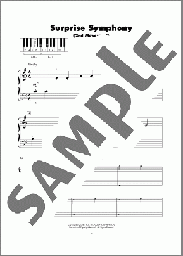 Symphony No. 94 In G Major (”Surprise”), 2nd Movement Excerpt (arr. Carol Klose)(Franz Joseph Haydn) 楽譜 ピアノ（ソロ） ダウンロード