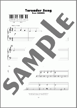 Toreador Song (arr. Carol Klose)(Georges Bizet) 楽譜 ピアノ（ソロ） ダウンロード