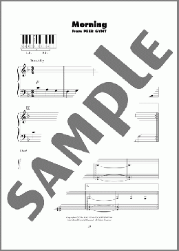 Morning (arr. Carol Klose)(Edvard Grieg) 楽譜 ピアノ（ソロ） ダウンロード