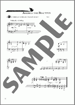 America The Beautiful(Samuel A. Ward/Katharine Lee Bates) 楽譜 その他 ダウンロード