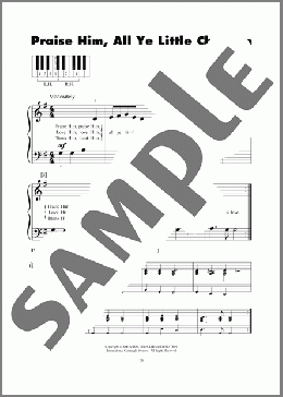 Praise Him, All Ye Little Children(Carey Bonner/Traditional Words) 楽譜 ピアノ（ソロ） ダウンロード