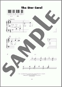 The Star Carol(Alfred Burt/Wihla Hutson) 楽譜 ピアノ（ソロ） ダウンロード