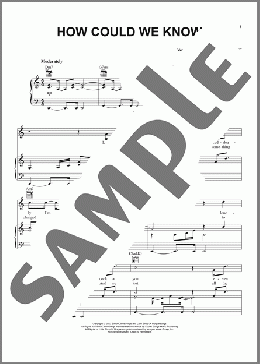 How Could We Know (feat. Judith Hill, Simon Climie & Daniel Santiago)(Eric Clapton) 楽譜 ピアノ & ボーカル & ギター ダウンロード