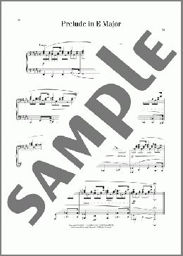 Prelude In E Major, Op. 28, No. 9(Frederic Chopin) 楽譜 ピアノ（ソロ） ダウンロード