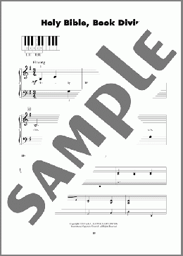 Holy Bible, Book Divine(John Burton/William B. Bradbury) 楽譜 ピアノ（ソロ） ダウンロード