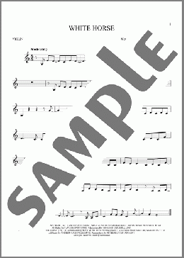 White Horse(Taylor Swift) 楽譜 バイオリン ダウンロード