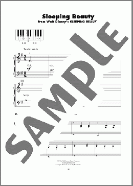 Sleeping Beauty(Tom Adair/George Bruns) 楽譜 ピアノ（ソロ） ダウンロード