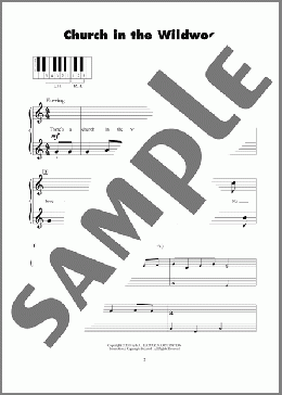 Church In The Wildwood(Dr. William S. Pitts) 楽譜 ピアノ（ソロ） ダウンロード