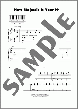 How Majestic Is Your Name(Sandi Patty) 楽譜 ピアノ（ソロ） ダウンロード