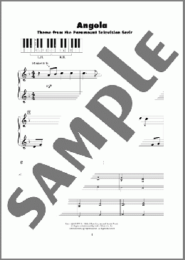 Angela (Theme from Taxi)(Bob James) 楽譜 ピアノ（ソロ） ダウンロード
