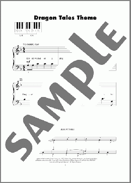 Dragon Tales Theme(Mary Wood/Joey Levine/Jessee Harris) 楽譜 ピアノ（ソロ） ダウンロード