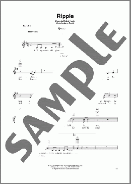 Ripple (arr. Fred Sokolow)(Grateful Dead) 楽譜 その他 ダウンロード