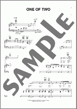 One Of Two(Gary Chapman) 楽譜 ピアノ & ボーカル & ギター ダウンロード