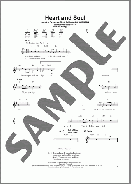 Heart And Soul(Frank Loesser/Hoagy Carmichael) 楽譜 メロディ ダウンロード