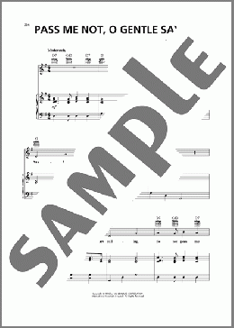 Pass Me Not, O Gentle Savior(Fanny J. Crosby/William H. Doane) 楽譜 ピアノ & ボーカル & ギター ダウンロード