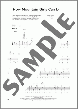 How Mountain Girls Can Love (arr. Fred Sokolow)(The Stanley Brothers) 楽譜 その他 ダウンロード
