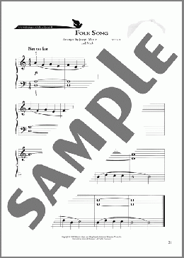 Folk Song(Russian Folk Song) 楽譜 その他 ダウンロード